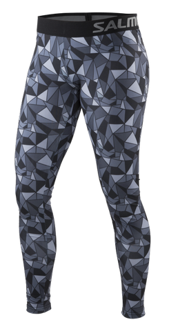 Run Flow Tights Women - Black/Grey - Titan Plus