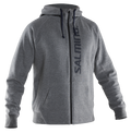 Run Hood Men- Dark Grey Melange - Titan Plus