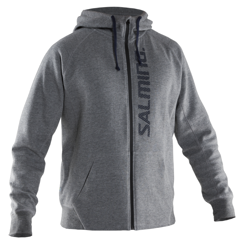 Run Hood Men- Dark Grey Melange - Titan Plus