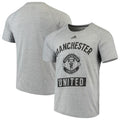 Men's adidas Heathered Gray Manchester United Ultimate Pass T-Shirt - Titan Plus