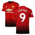 Men's adidas Romelu Lukaku Red Manchester United 2018/19 Home Replica Player Jersey - Titan Plus