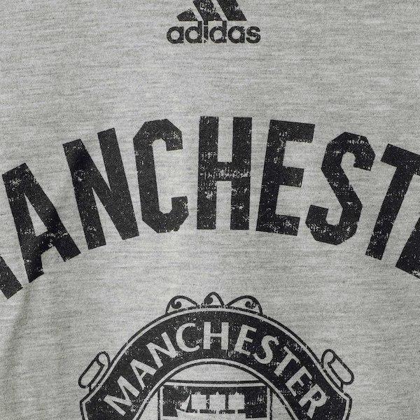 Men's adidas Heathered Gray Manchester United Ultimate Pass T-Shirt - Titan Plus